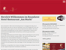 Tablet Screenshot of baumhove.de